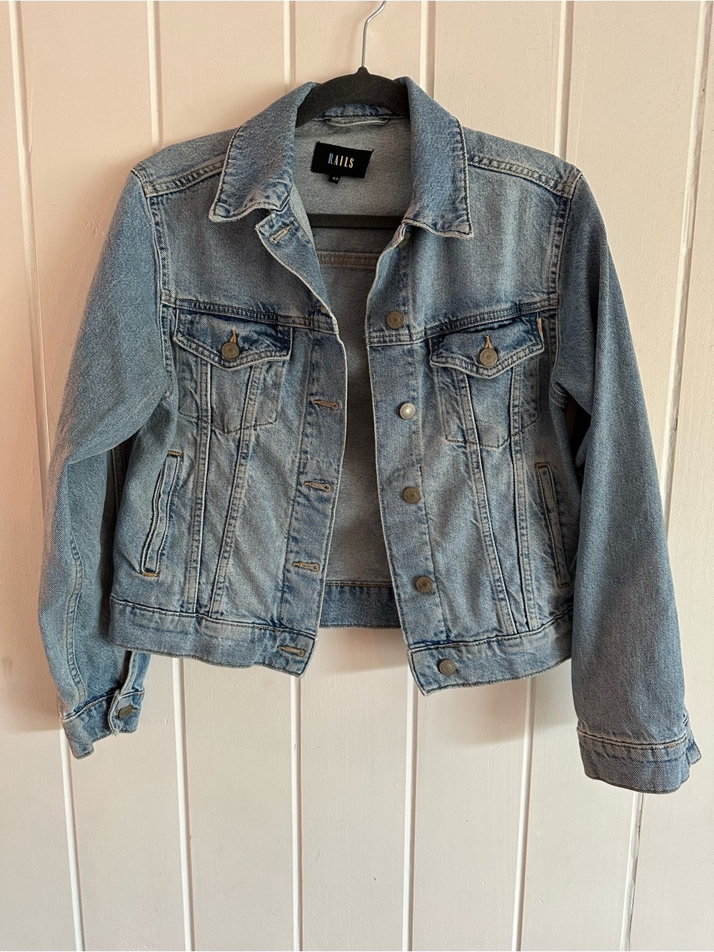 Rails Light Wash Blue Denim Jacket
